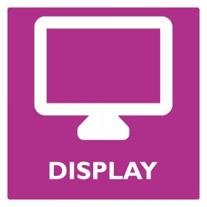 en_anzeige-block_en_kurz_2 Product category logo: Pictogram product category DISPLAY